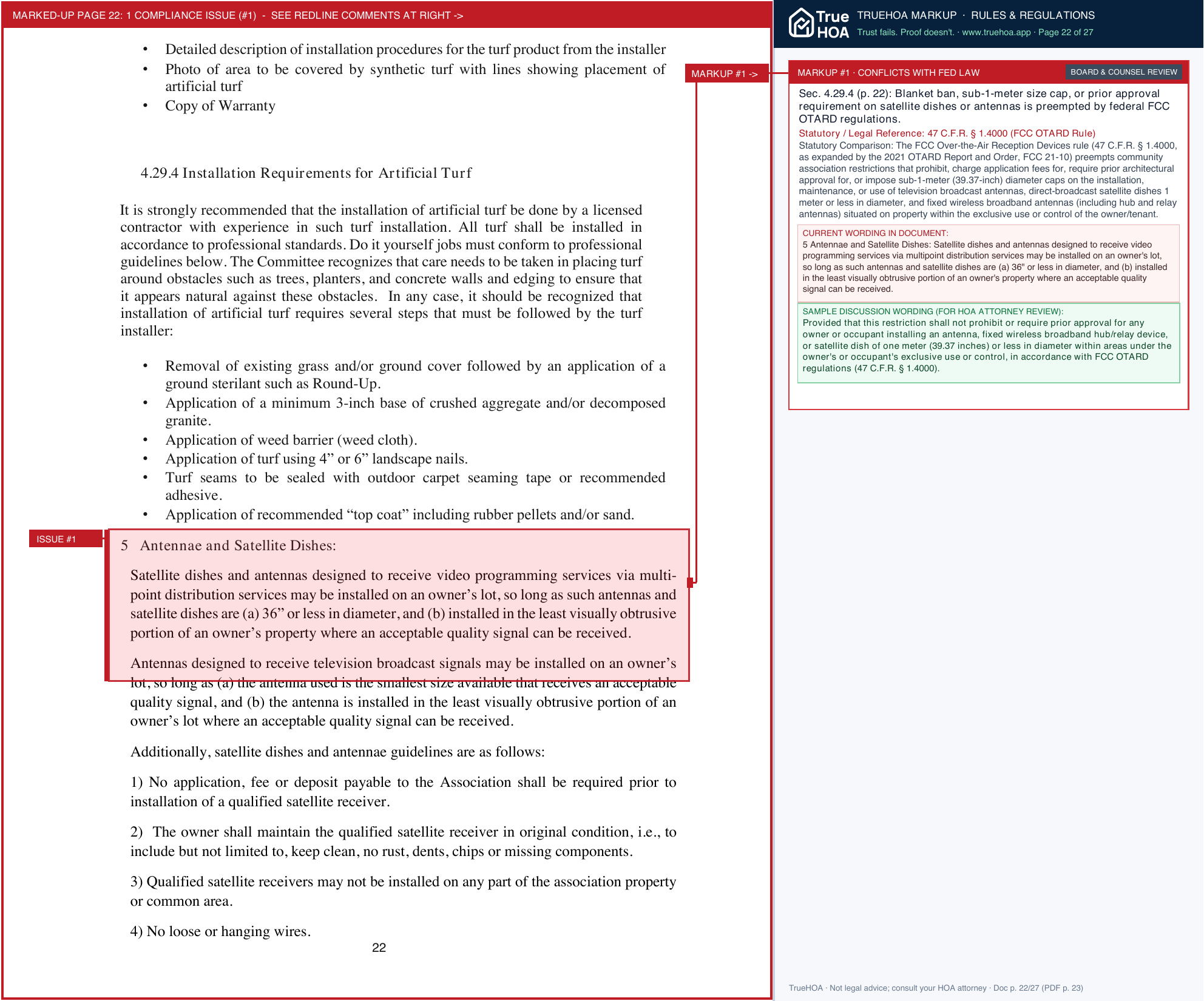 Orangecrest Country Community Association 2. ARC GUIDELINES UPDATED updated 2024.09.17 page 22 widened with TrueHOA Crystal AI margin annotations