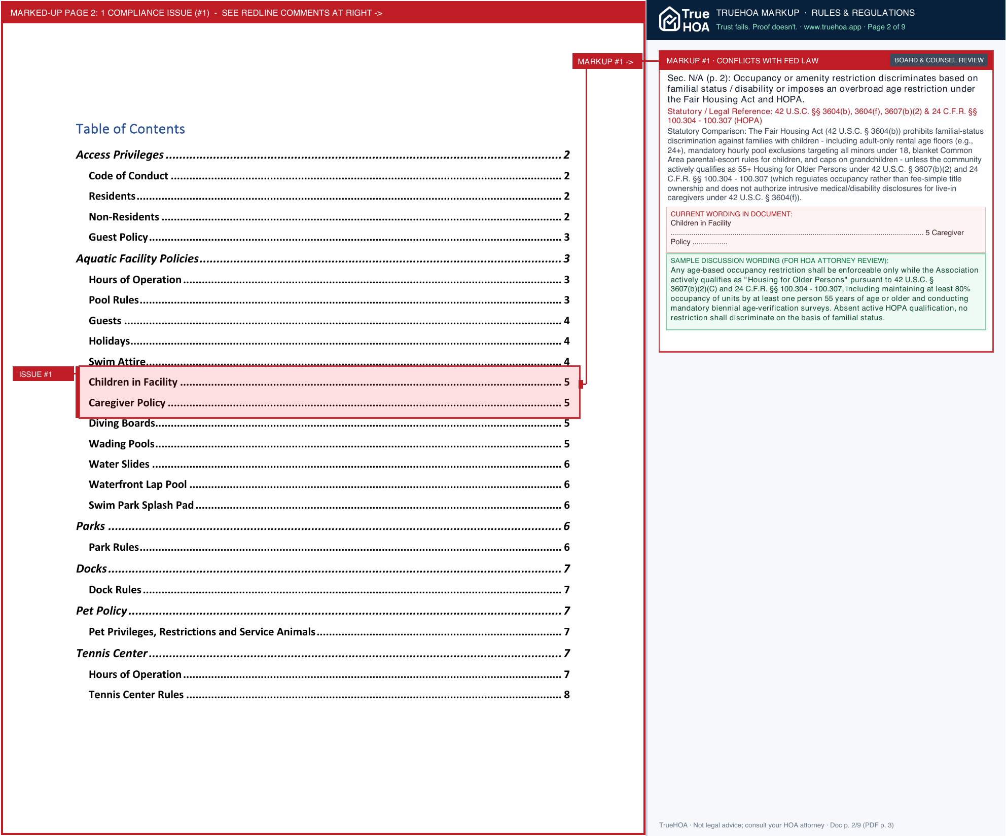 Eagle Harbor Association PDF download Policies and Procedures Download the official PDF with community rules, guidelines, and procedures. Download PDF page 2 widened with TrueHOA Crystal AI margin annotations