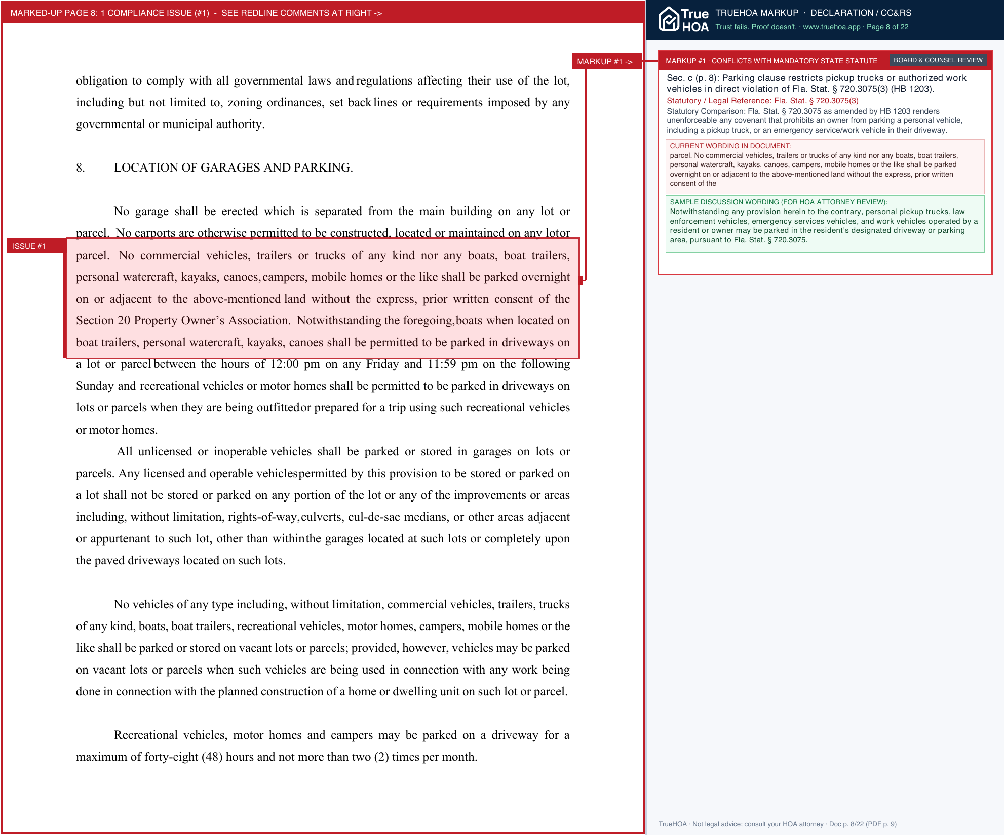 Section 20 POA (deep Creek) E0950d 47abfb476f3441f5ae2d32f3563dca36 page 8 widened with TrueHOA Crystal AI margin annotations