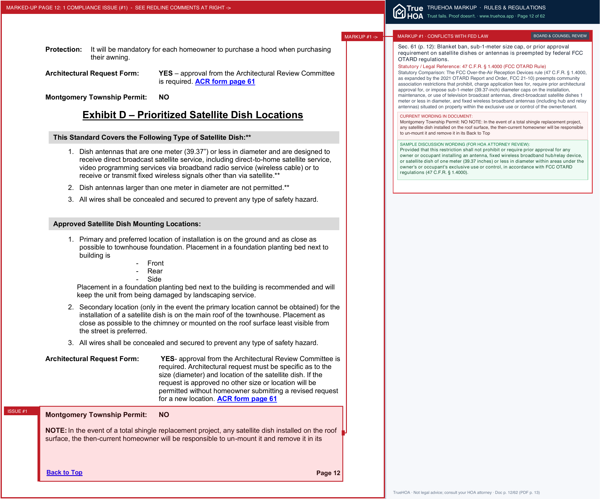 Gwynedd Pointe HOA GPHARRv29 page 12 widened with TrueHOA Crystal AI margin annotations